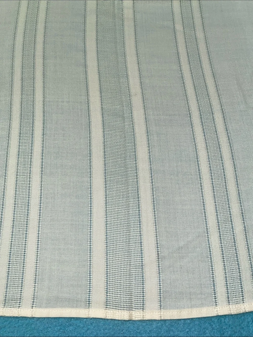 Vintage MCM table cloth cotton elegant pattern creamy white - Unbranded no tags